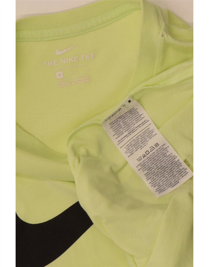 Nike Herre grafisk T-shirt top mellemgrøn bomuld