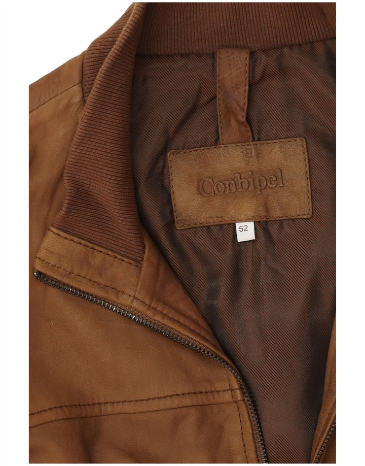 Giacca Pelle Uomo Conbipel IT 52 Large Pelle Marrone