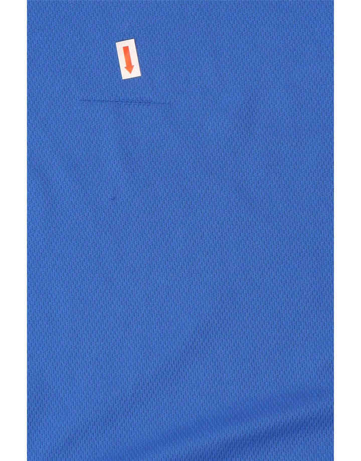 Nike Mens Dri Fit T-Shirt Top Large Blue Polyester