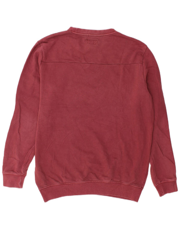 PEPE Jeans Sweat-shirt graphique pour homme en coton bordeaux Taille L