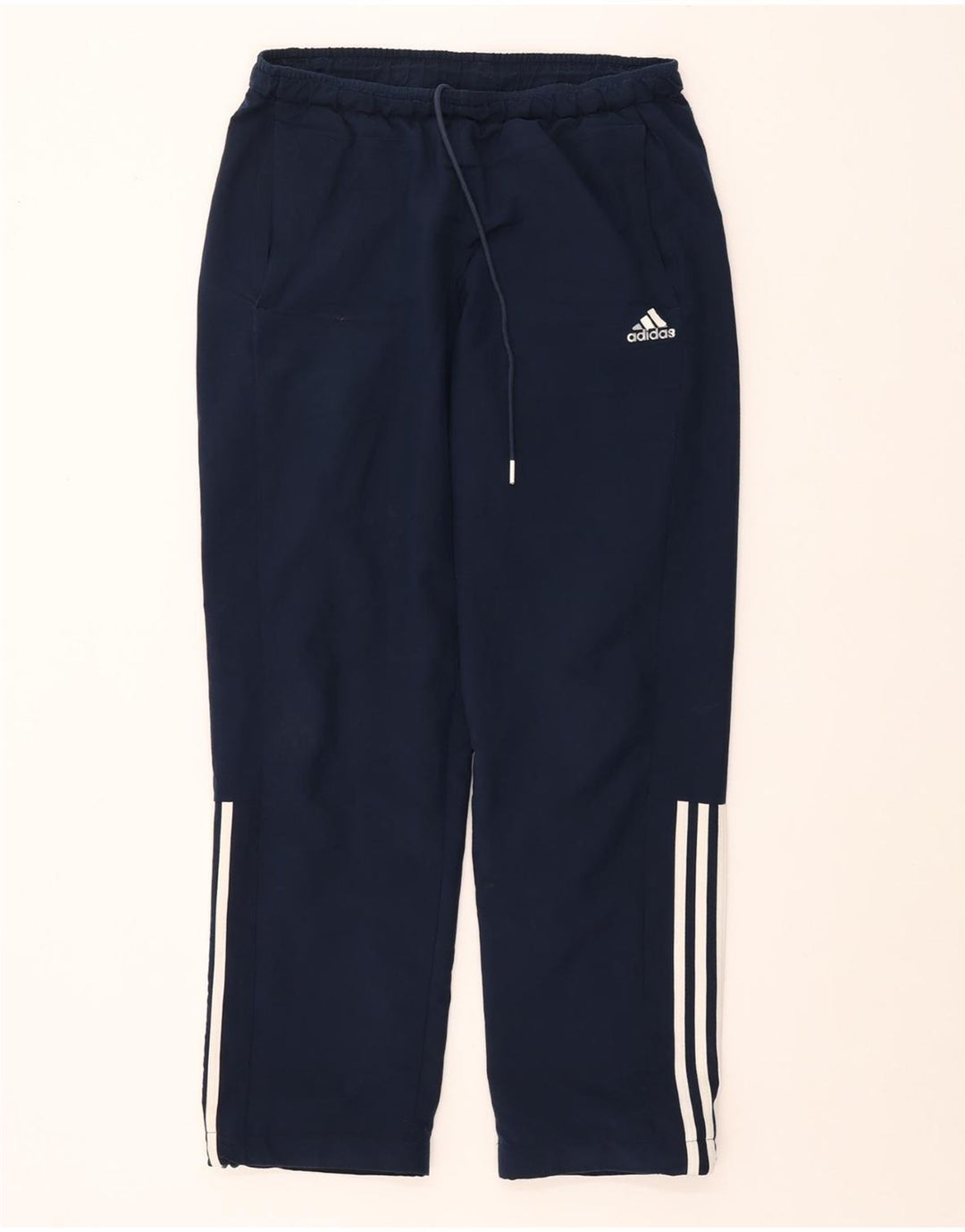 ADIDAS Mens Climalite Tracksuit Trousers Medium  Navy Blue Polyester