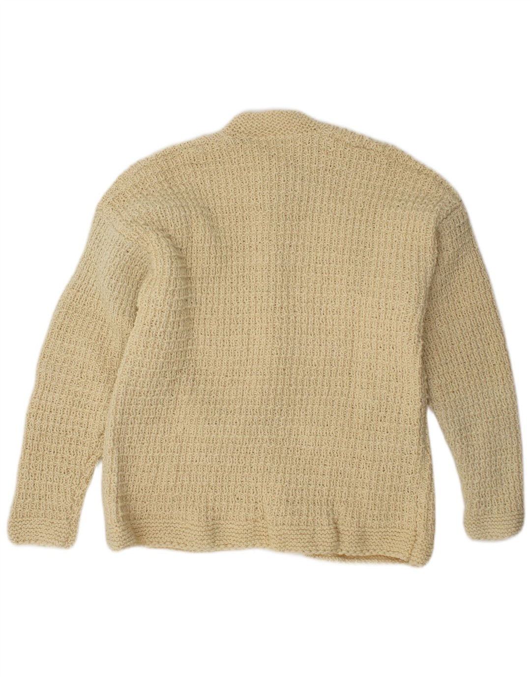 Vintage Womens Cardigan Sweater UK 12 Medium Off White