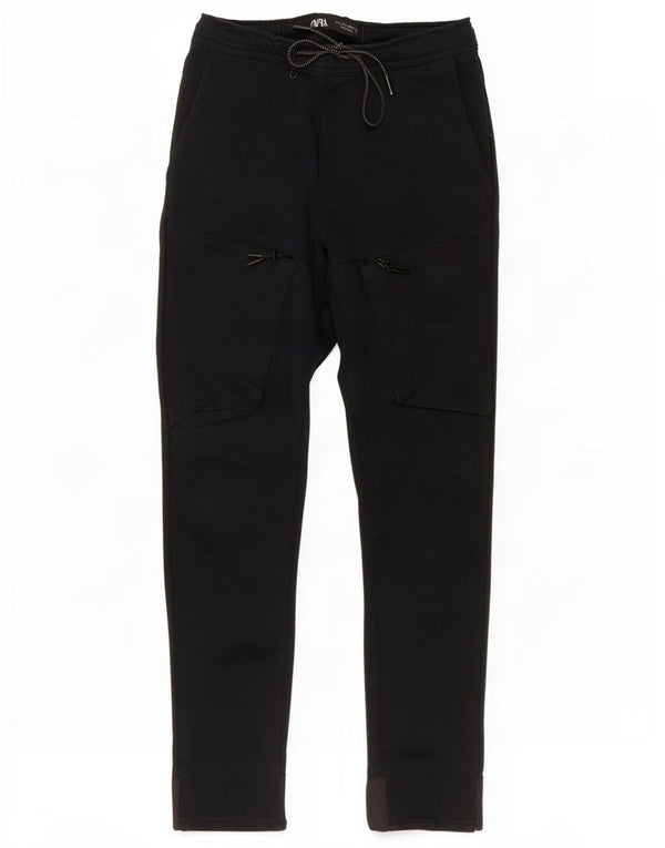 Zara Ανδρική φόρμα Cargo Παντελόνι Joggers Small Navy Blue Colourblock