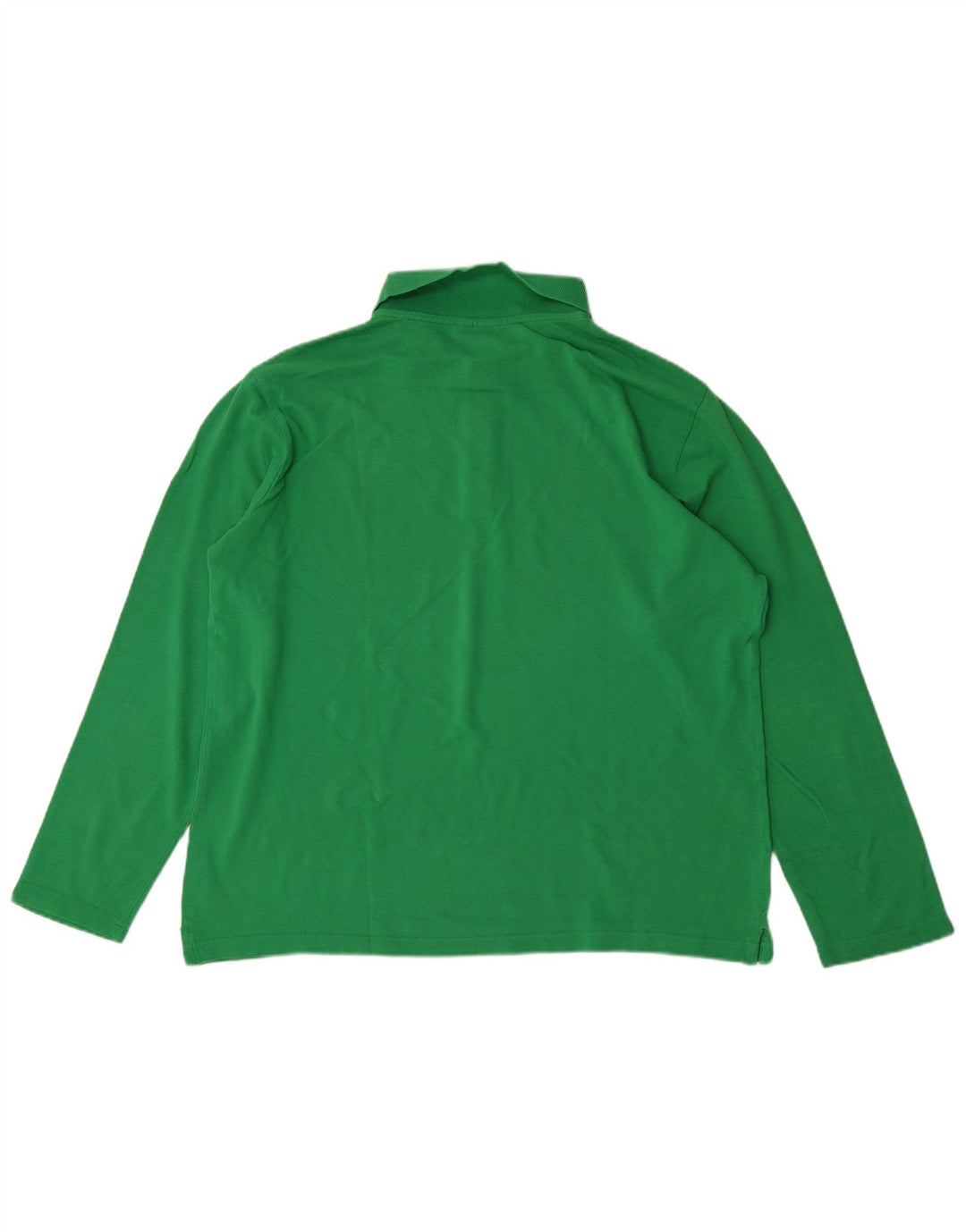 Kappa Mens Long Sleeve Polo Shirt Large Green