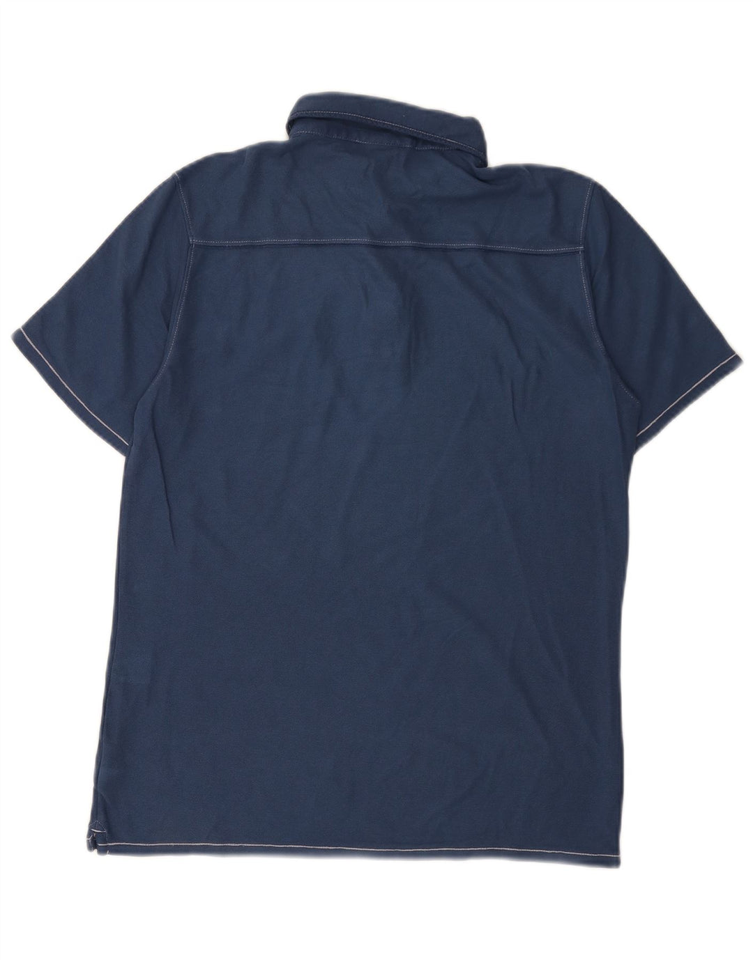 Dkny Mens Polo Shirt Small Navy Blue Cotton