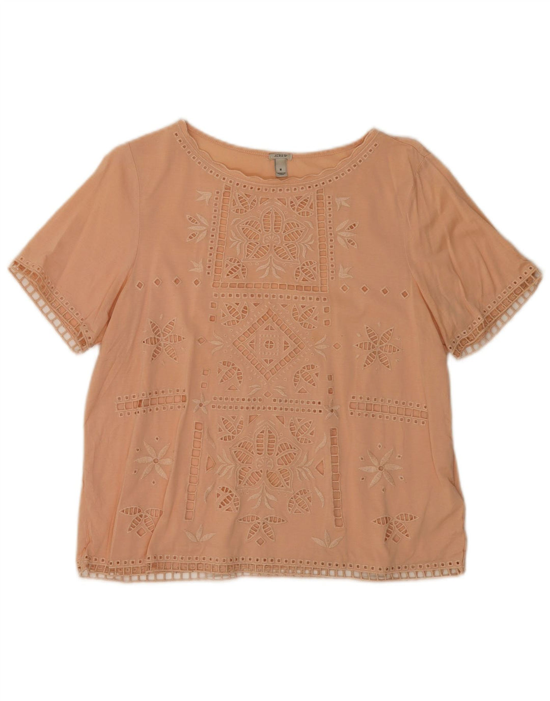 J. Crew Womens Blouse Top UK 14 Medium Pink Floral