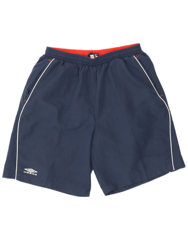 Pantaloni scurți sport Umbro pentru bărbați, mari, albastru, poliester