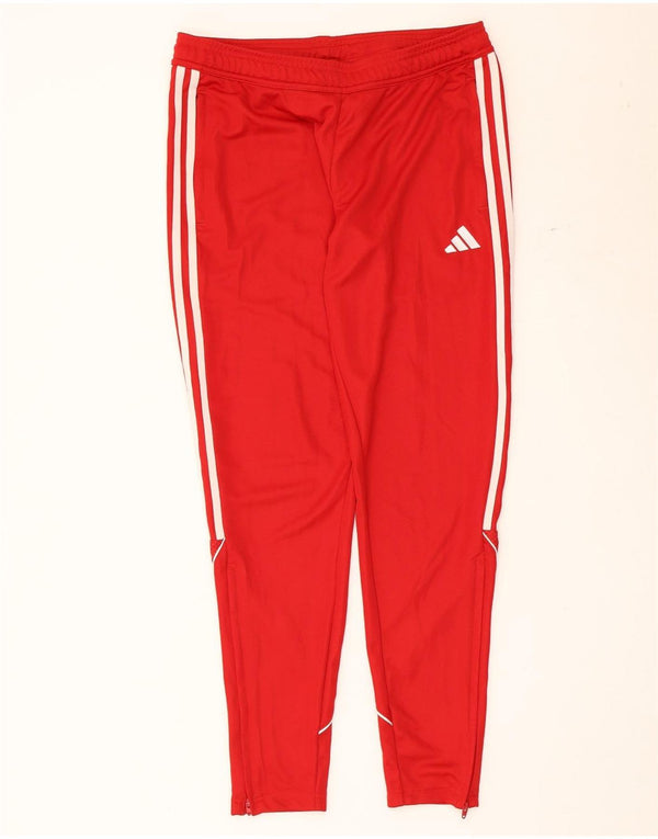 Adidas Womens Aeroready Regular Fit Træningsdragt Bukser UK 14 Medium Red