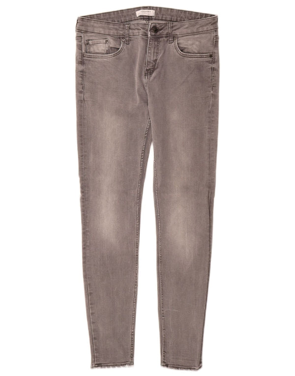 Zara Womens Skinny Jeans EU 38 Small W28 L28 Grey Cotton
