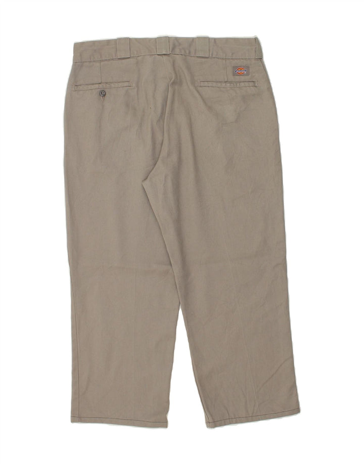 DICKIES Mens Tapered Chino Trousers W36 L25 Grey Polyester Vintage Dickies and Second-Hand Dickies from Messina Hembry 