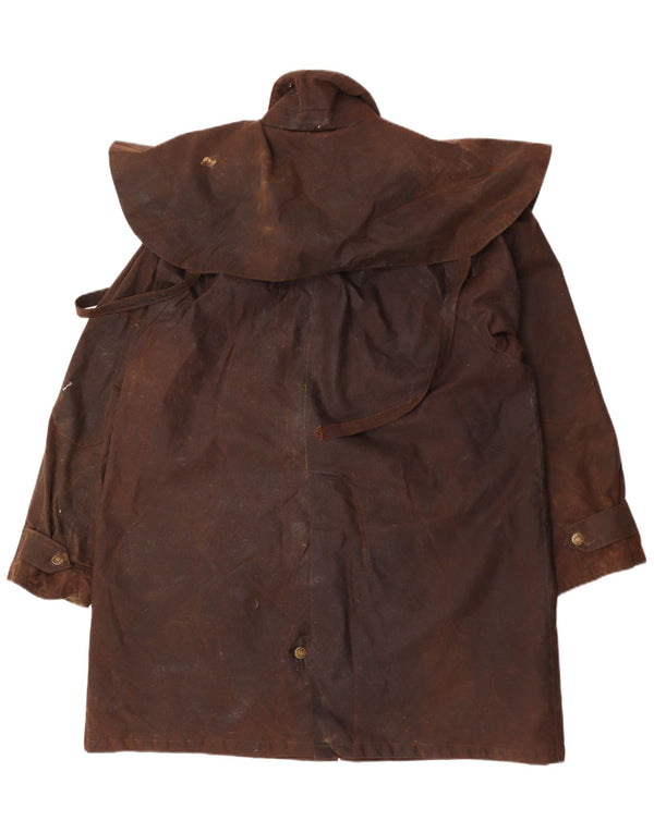 Toggi Womens Oversized Vokset Bomuld Overfrakke UK 16 Large Brown