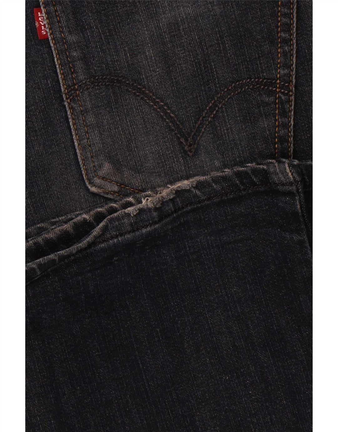 Levi's Womens 514 Bootcut Jeans W30 L32 Navy Blue Cotton