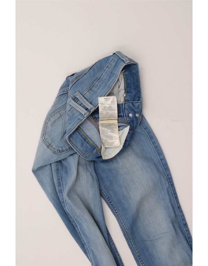 LEE Womens Joliet Bootcut Jeans W24 L31 Blue Cotton Vintage Lee and Second-Hand Lee from Messina Hembry 