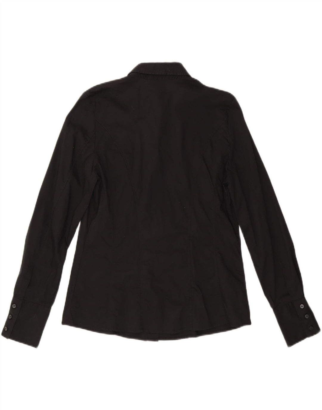 LIU JO Womens Shirt IT 46 Large Black Cotton Vintage Liu Jo and Second-Hand Liu Jo from Messina Hembry 