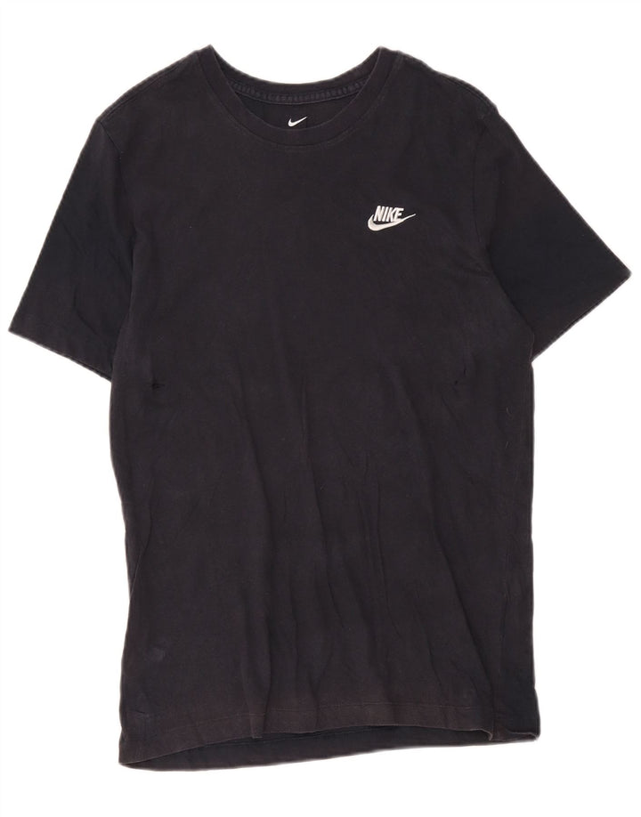 Nike T-Shirt Homme Bleu Marine Moyen Coton