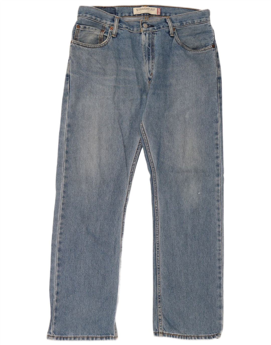 Levi's Herre 505 Straight Jeans W33 L30 Blå Bomuld