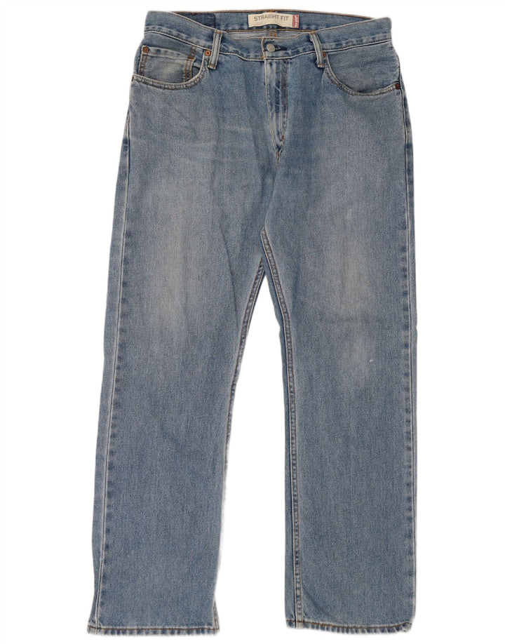 Levi's Herre 505 Straight Jeans W33 L30 Blå Bomuld