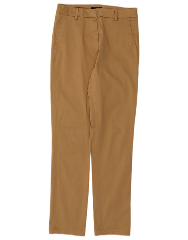 Gant Pantalon Chino Droit Femme UK 8 Small W28 L27 Coton Beige