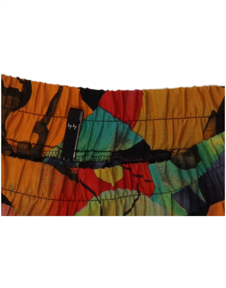 Falda acampanada vintage para mujer IT 44 Mediana W30 Multicolor