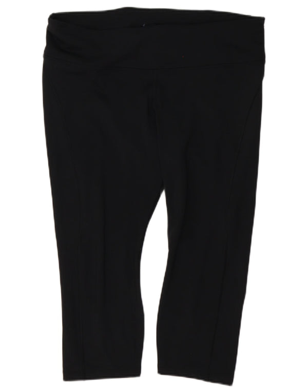 Nike Damen Dri Fit Capri Leggings UK 18 XL Schwarz