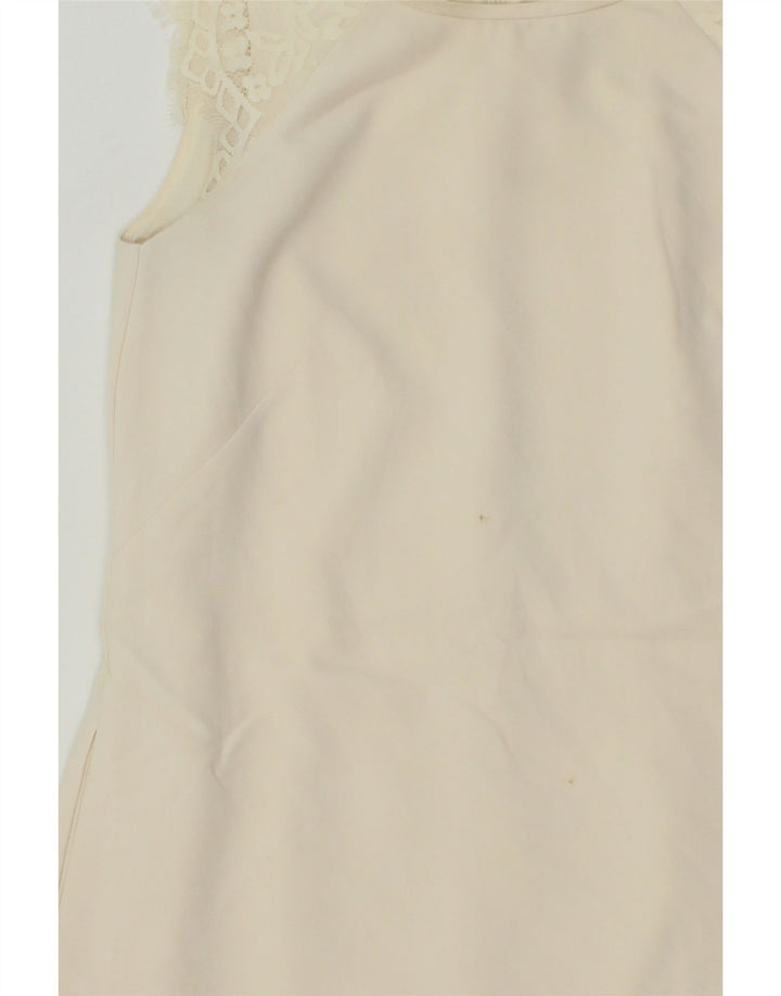 J. CREW Womens A-Line Dress US 0 XS Off White Polyester Vintage J. Crew and Second-Hand J. Crew from Messina Hembry 