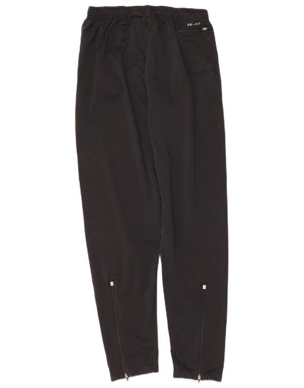 Nike Mens Dri Fit Tracksuit Trousers Medium Black Polyester
