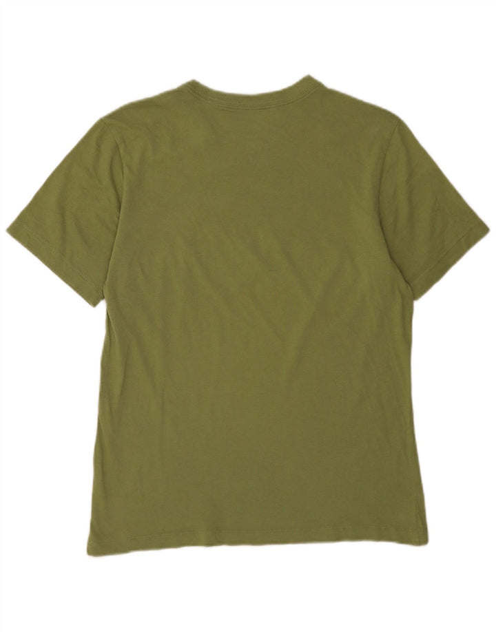 Nike Mens Graphic T-Shirt Top Small Green Cotton