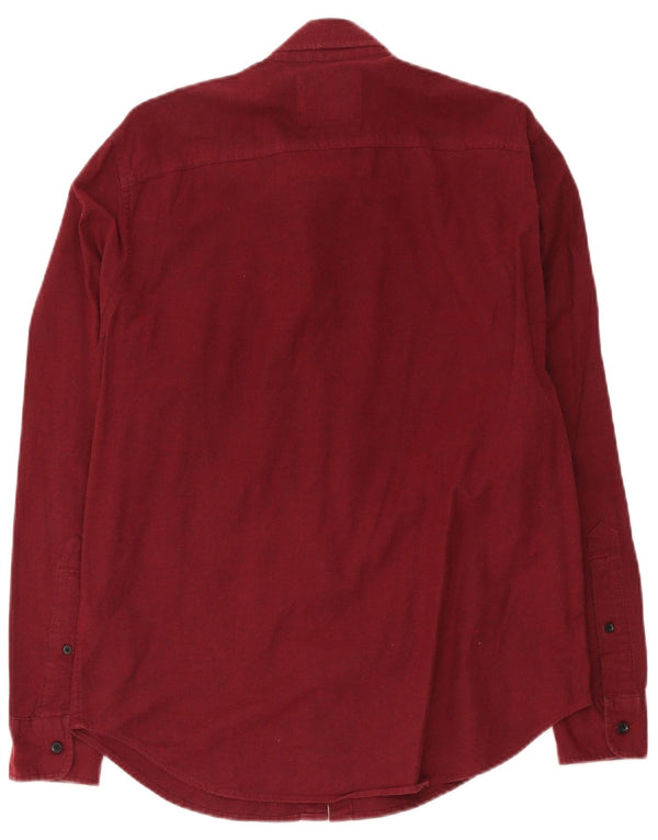 Hollister Herreskjorte Medium Bourgogne bomuld