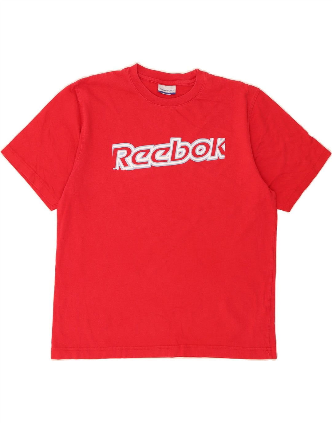 REEBOK Mens Graphic T-Shirt Top Medium Red Cotton Vintage Reebok and Second-Hand Reebok from Messina Hembry 