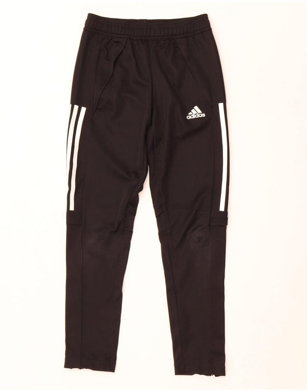 Adidas Boys Aeroready Tracksuit Bukser 9-10 år Sort polyester