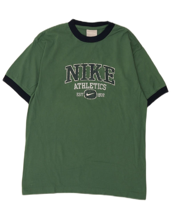 Nike Boys Grafisk T-Shirt Top 13-14 år XL Grøn Bomuld