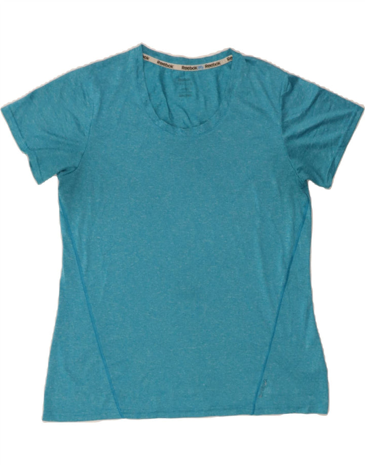 REEBOK Womens T-Shirt Top UK 18 XL Blue Polyester Vintage Reebok and Second-Hand Reebok from Messina Hembry 