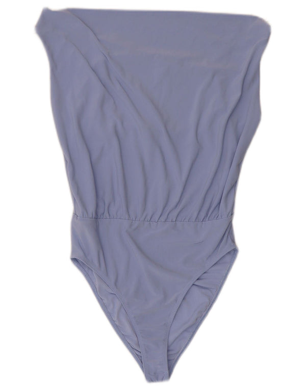Zara Womens Swimwear UK 8 Small Blue Polyester