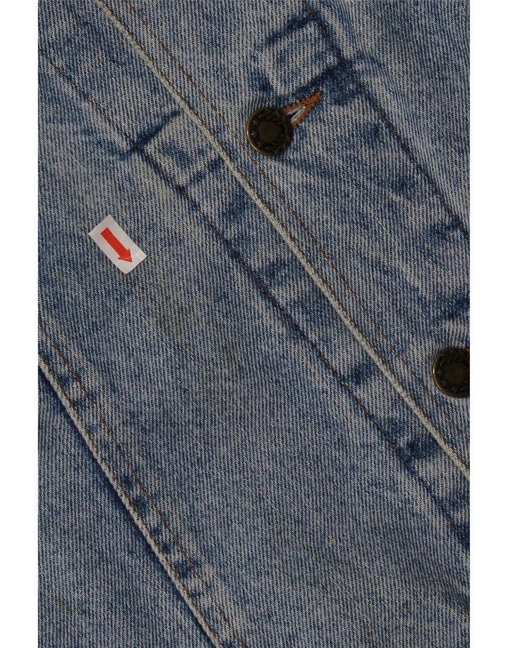 Vintage Mens Denim Jacket UK 38 Medium Blue Cotton