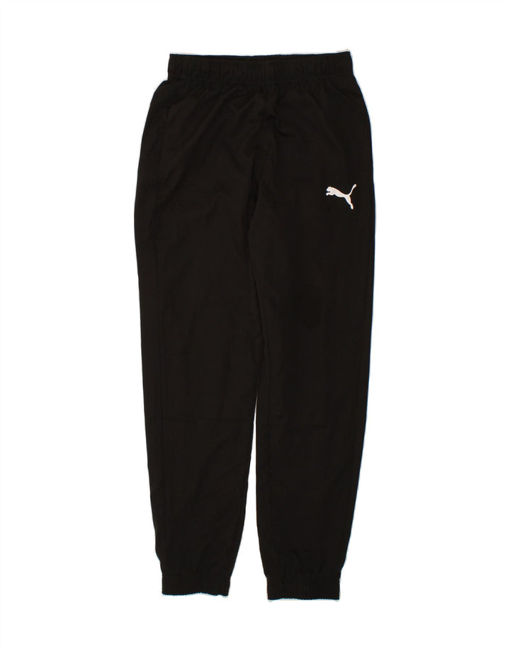 PUMA Mens Tracksuit Trousers Joggers Small  Black Polyester Vintage Puma and Second-Hand Puma from Messina Hembry 