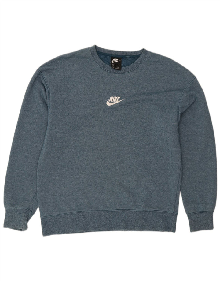 Męska bluza dresowa Nike, średnia niebieska, bawełniana