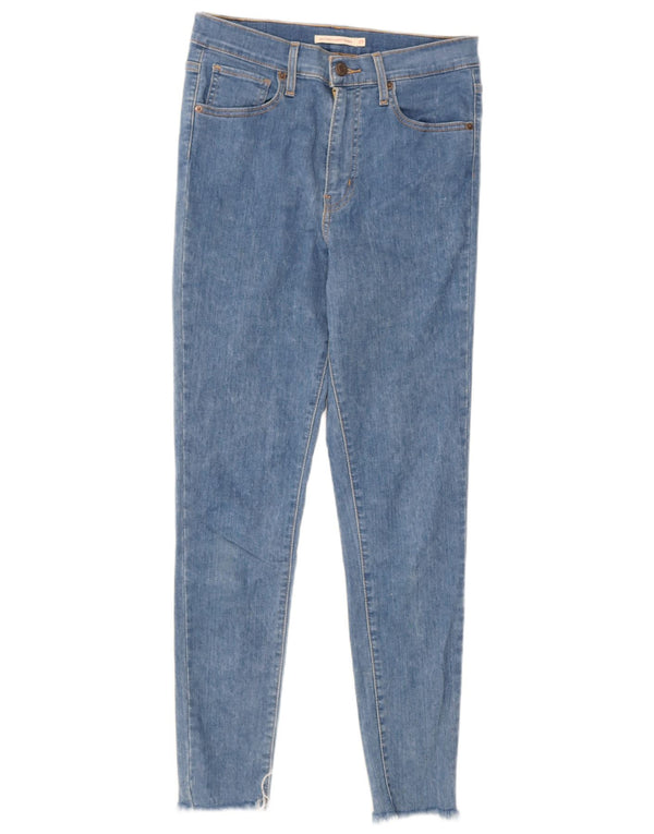 Levi's Damen Mile High Super Skinny Jeans W29 L30 Blaue Baumwolle