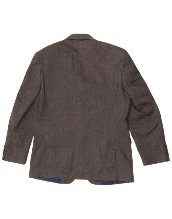 Marks & Spencer Herre 2-knaps blazerjakke UK 42 Stor grå polyester