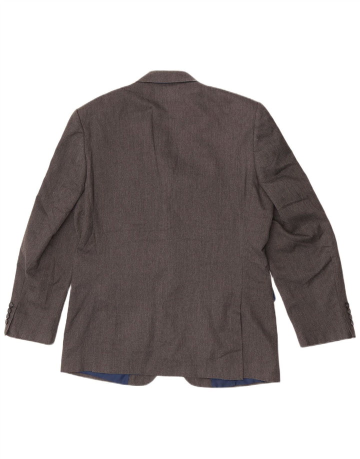 Marks & Spencer Herre 2-knaps blazerjakke UK 42 Stor grå polyester