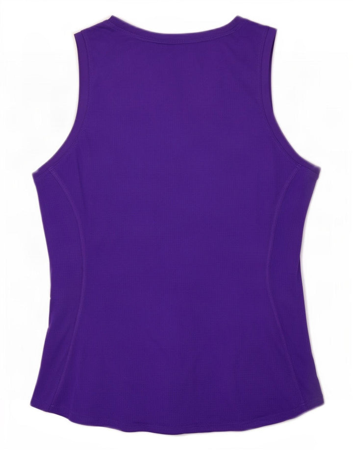 Canotta Nike Dri Fit da donna UK 14 Large Viola Poliestere