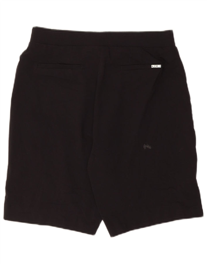CALVIN KLEIN Womens Casual Shorts Medium W30 Black Rayon