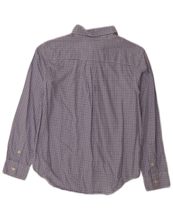 RALPH LAUREN Boys Shirt 10-11 Years Medium Blue Check Cotton