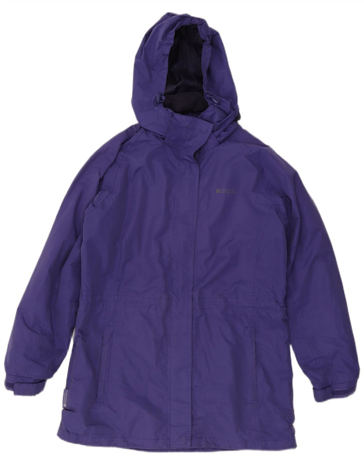 Mountain Warehouse Damen-Regenmantel mit Kapuze, UK 14, Größe L, Lila, Polyester