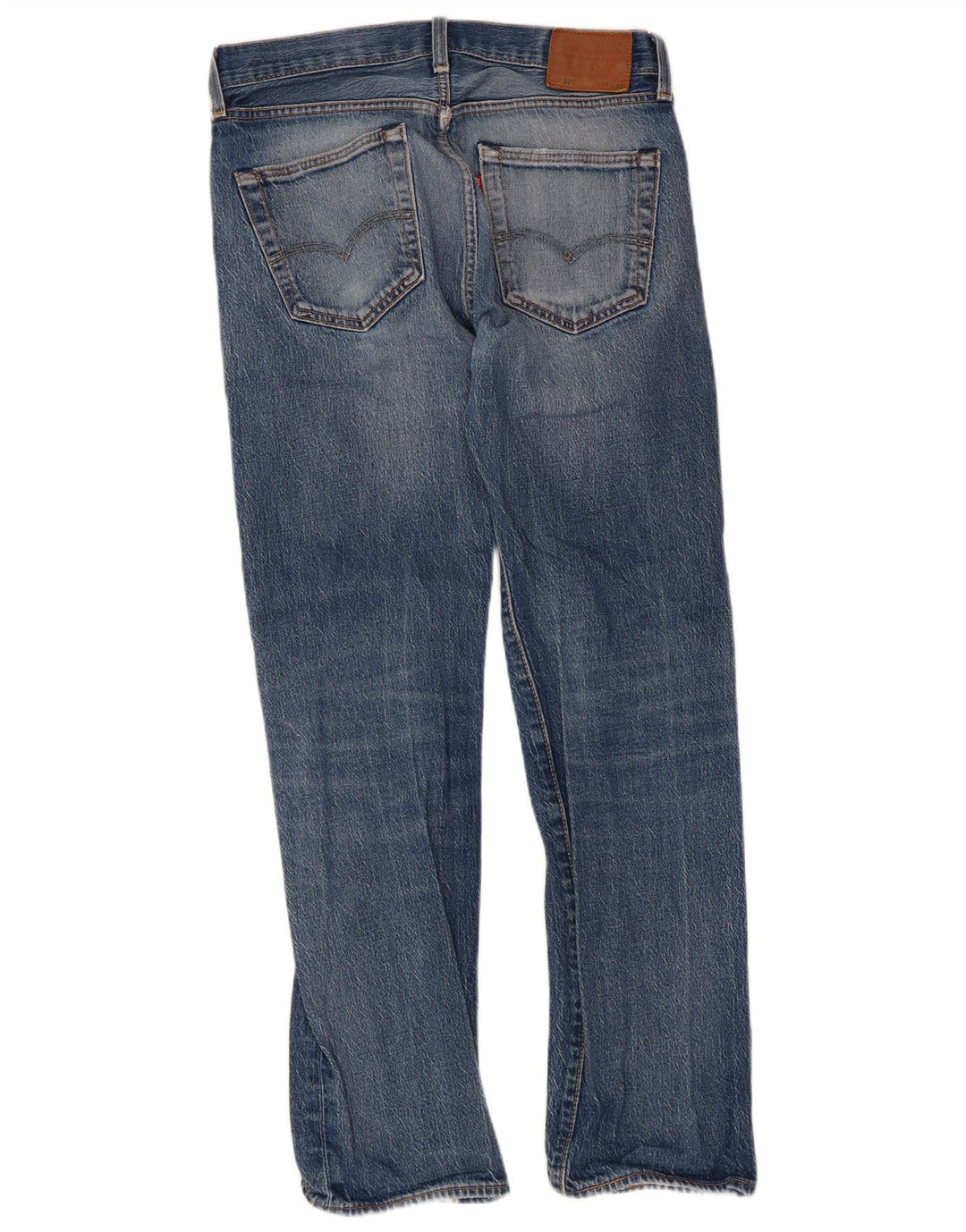 Levi's Mens 501 Straight Jeans W31 L32 Blue Cotton