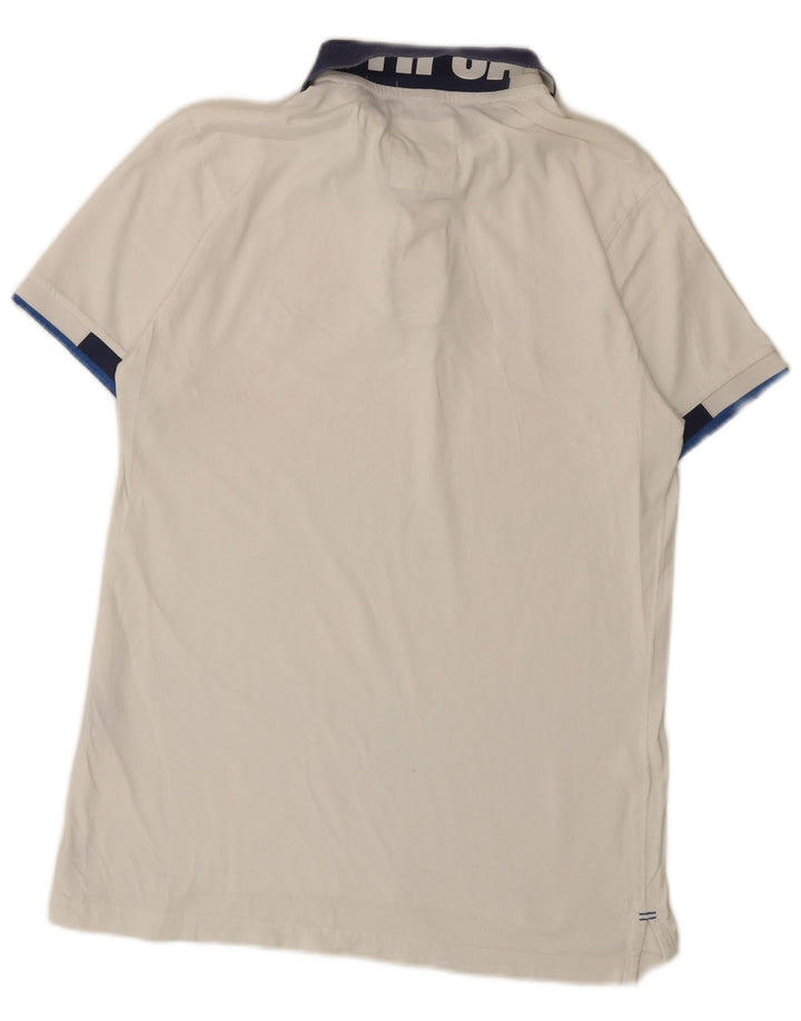 North Sails Mens Graphic Polo Shirt Medium White