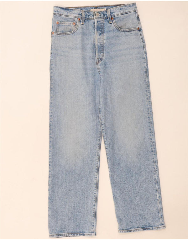 Jeans dritti Ribcage da donna Levi's W28 L27 cotone blu