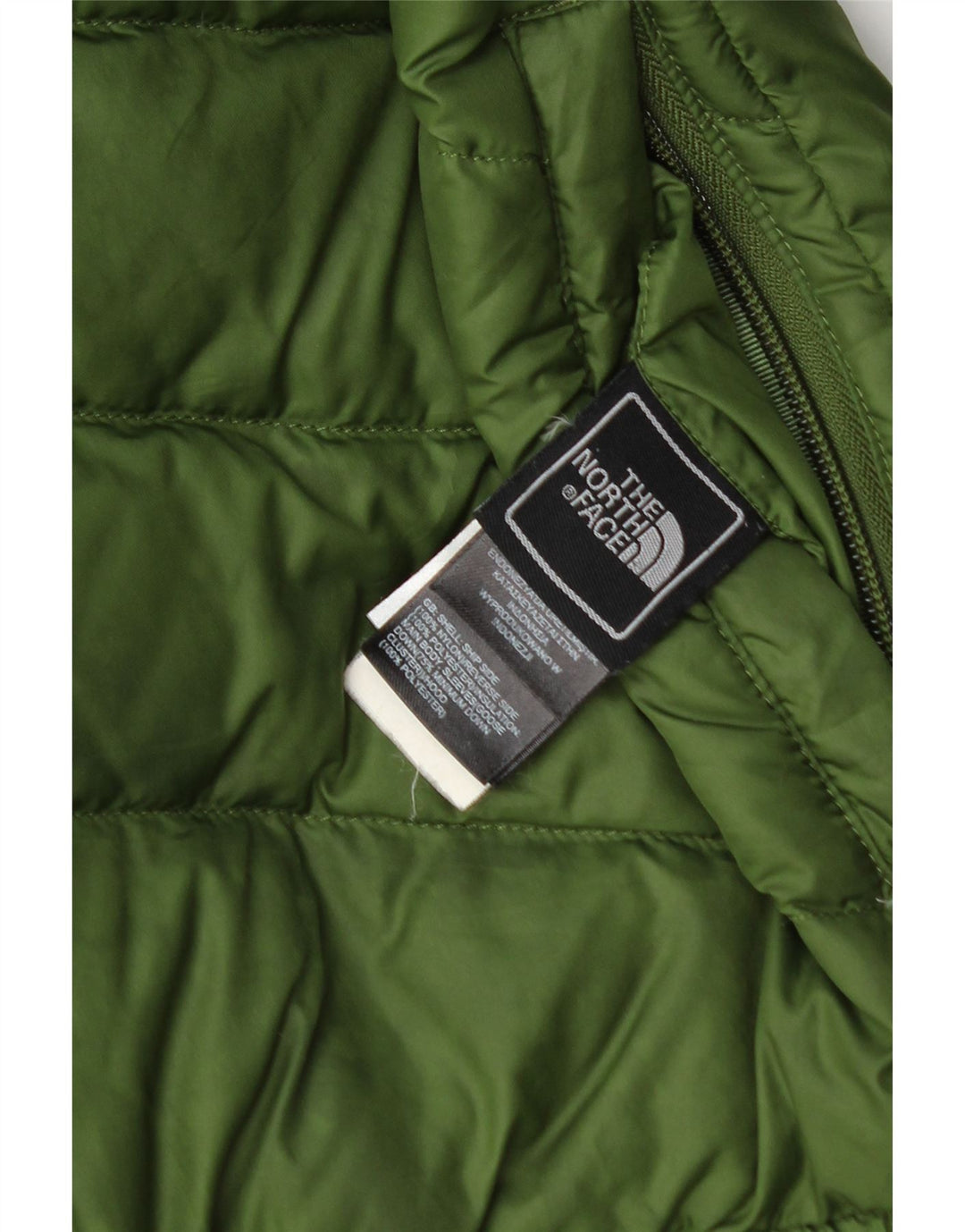 Giacca reversibile con cappuccio The North Face da ragazzo 10-11 anni verde medio