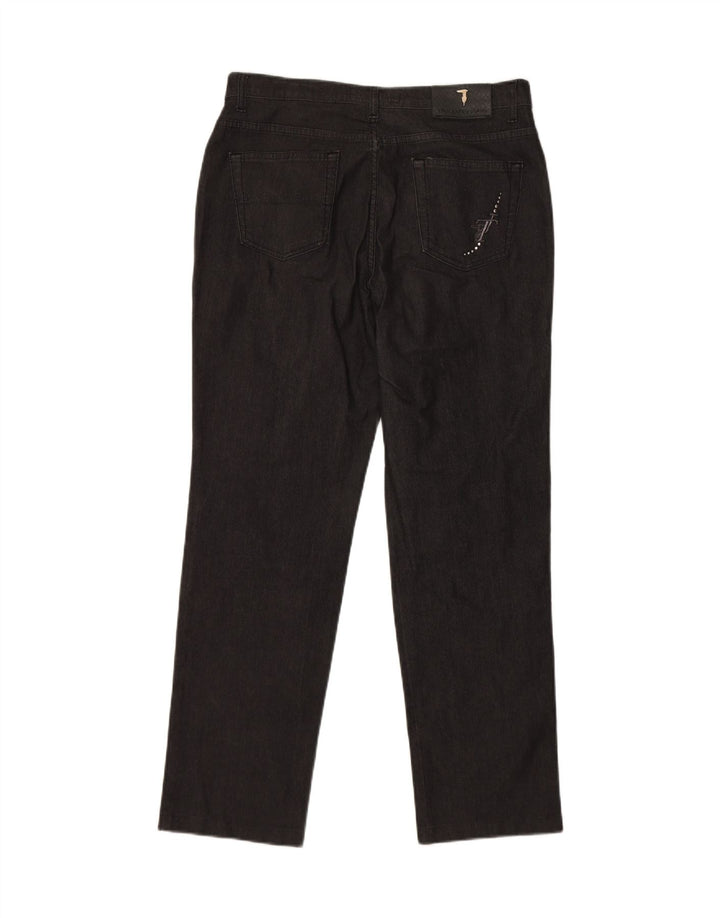 TRUSSARDI Womens Straight Jeans W32 L28 Grey Cotton Vintage Trussardi and Second-Hand Trussardi from Messina Hembry 