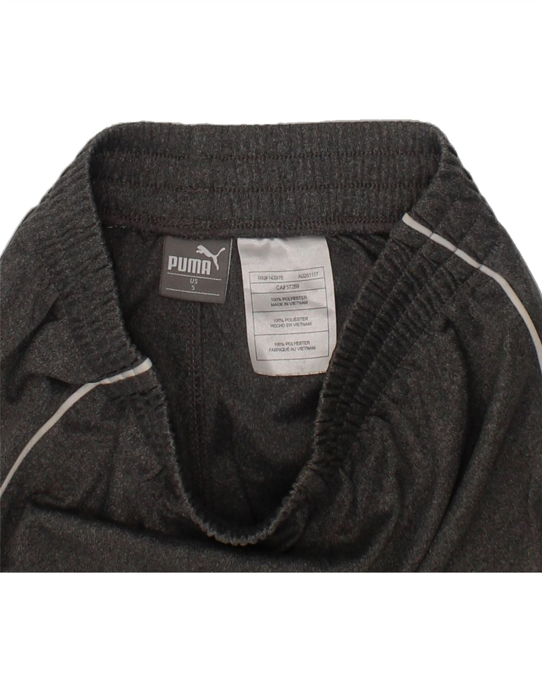 PUMA Boys Sport Shorts 4-5 Years  Grey Polyester Vintage Puma and Second-Hand Puma from Messina Hembry 