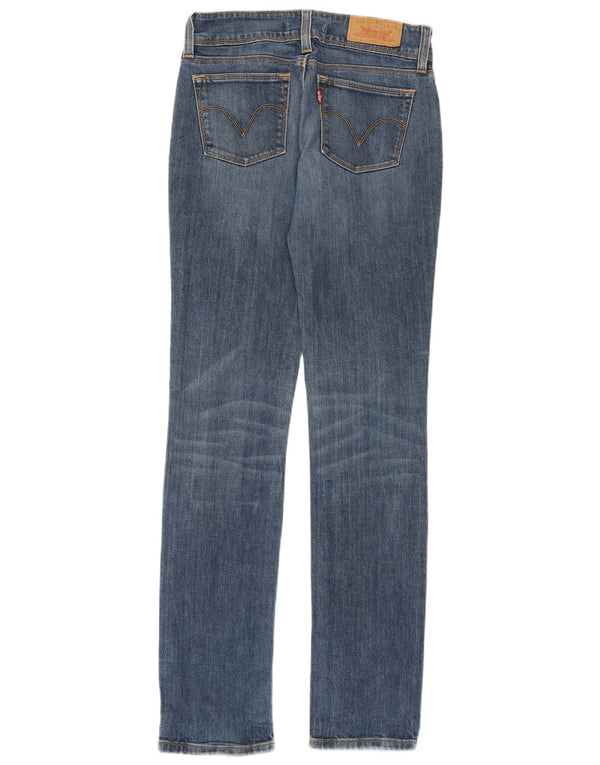 Levi's Damen 571 Slim Jeans W27 L34 Blaue Baumwolle